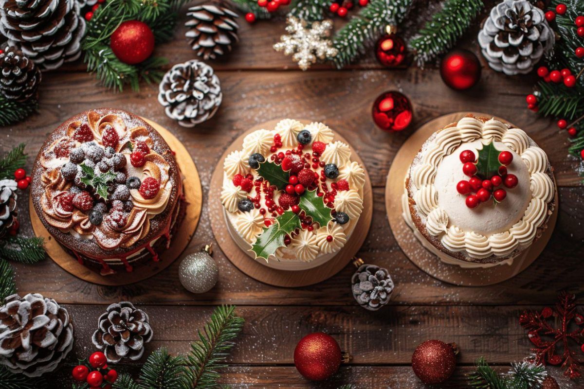 3 idées de gâteaux parfaits pour Noël