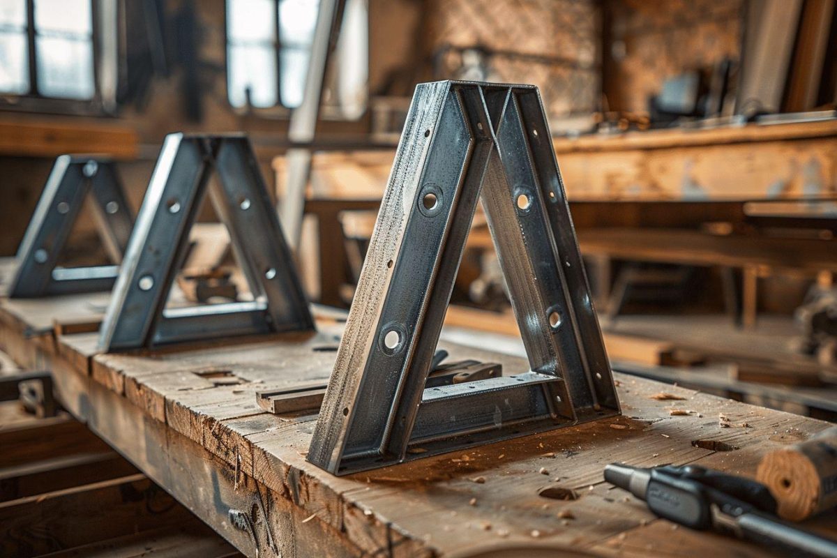 Pied de table design : Pieds en acier pour une table DIY