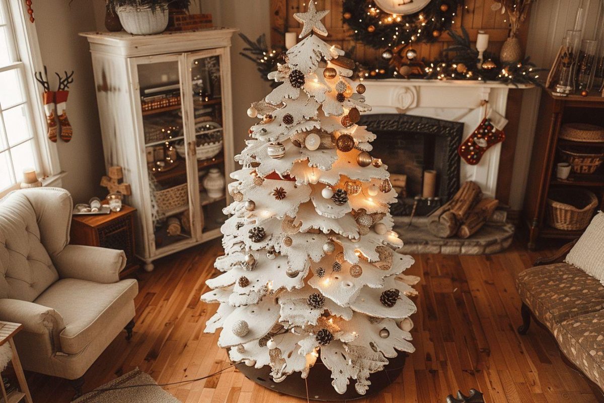 Sapin de Noël en bois : idées déco à réaliser chez soi